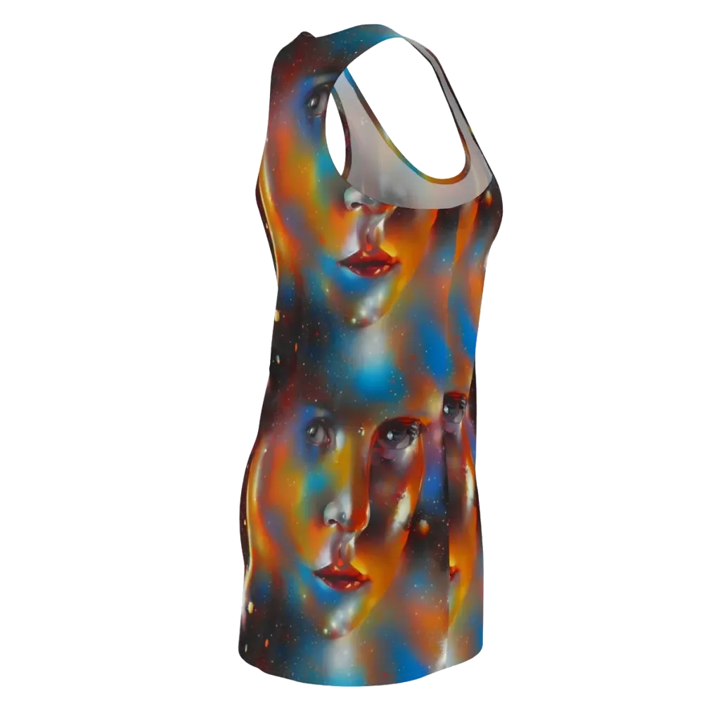 Celestial Vogue on Racerback Dress — Back Side