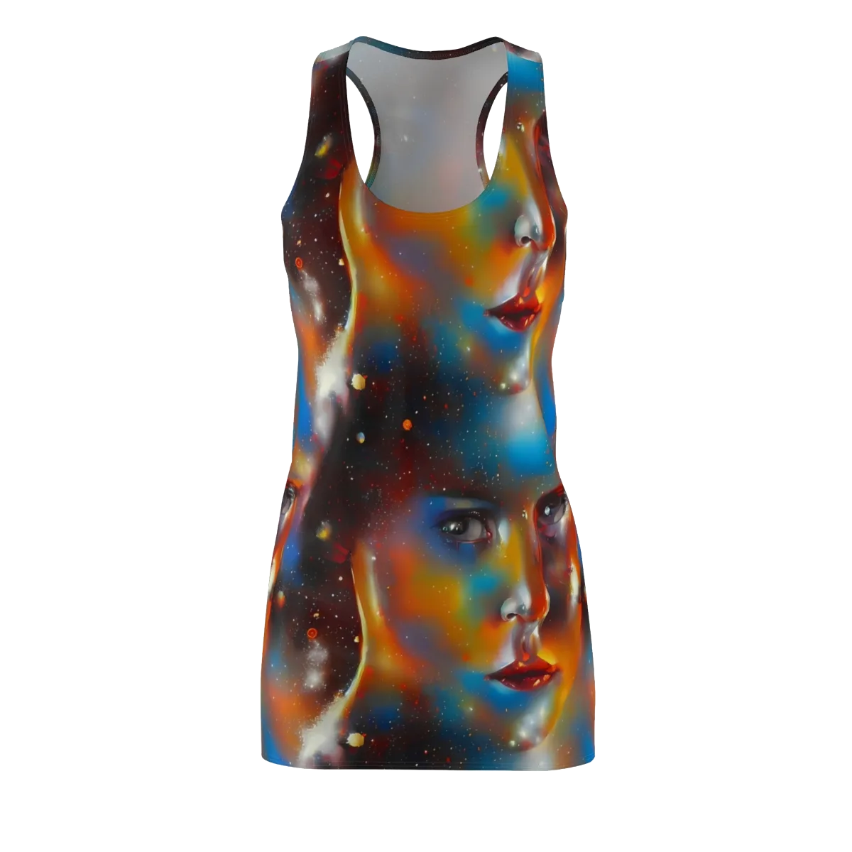 Celestial Vogue on Racerback Dress — Front