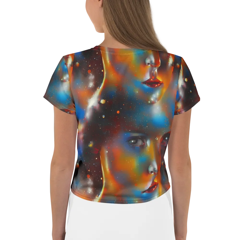 Celestial Vogue on Crop Tee — Back