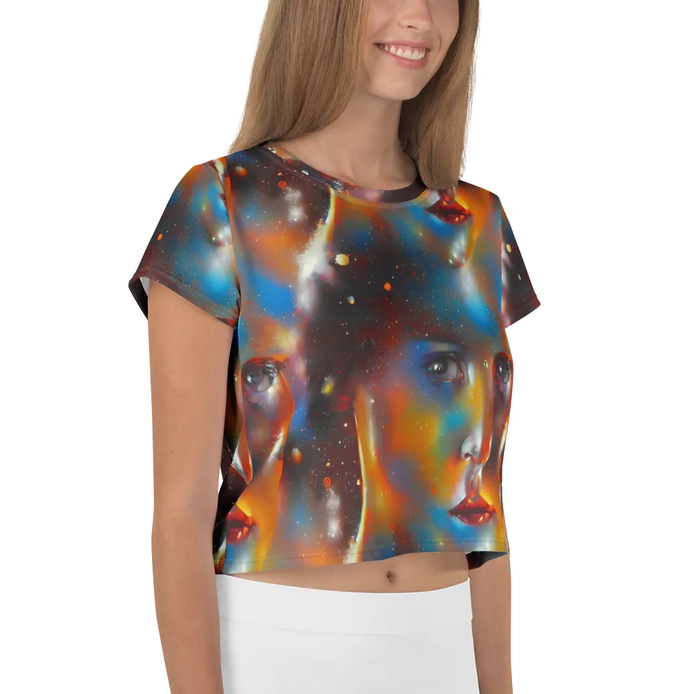 Celestial Vogue on Crop Tee — Right