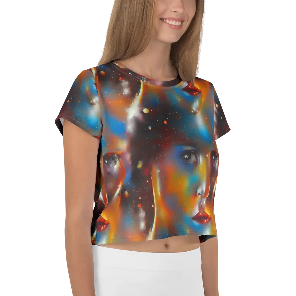 Celestial Vogue on Crop Tee — Right