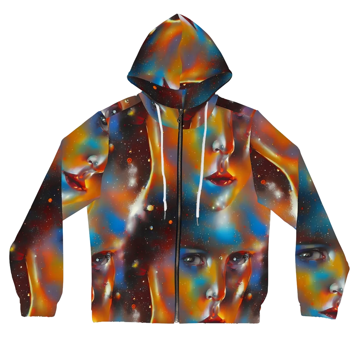 Celestial Vogue on Women's Full-Zip Hoodie — Front