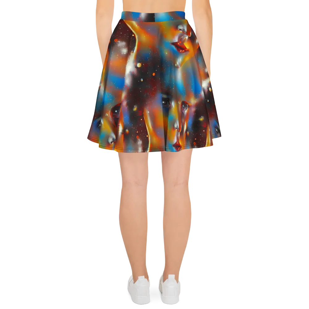 Celestial Vogue on Skater Skirt — Back