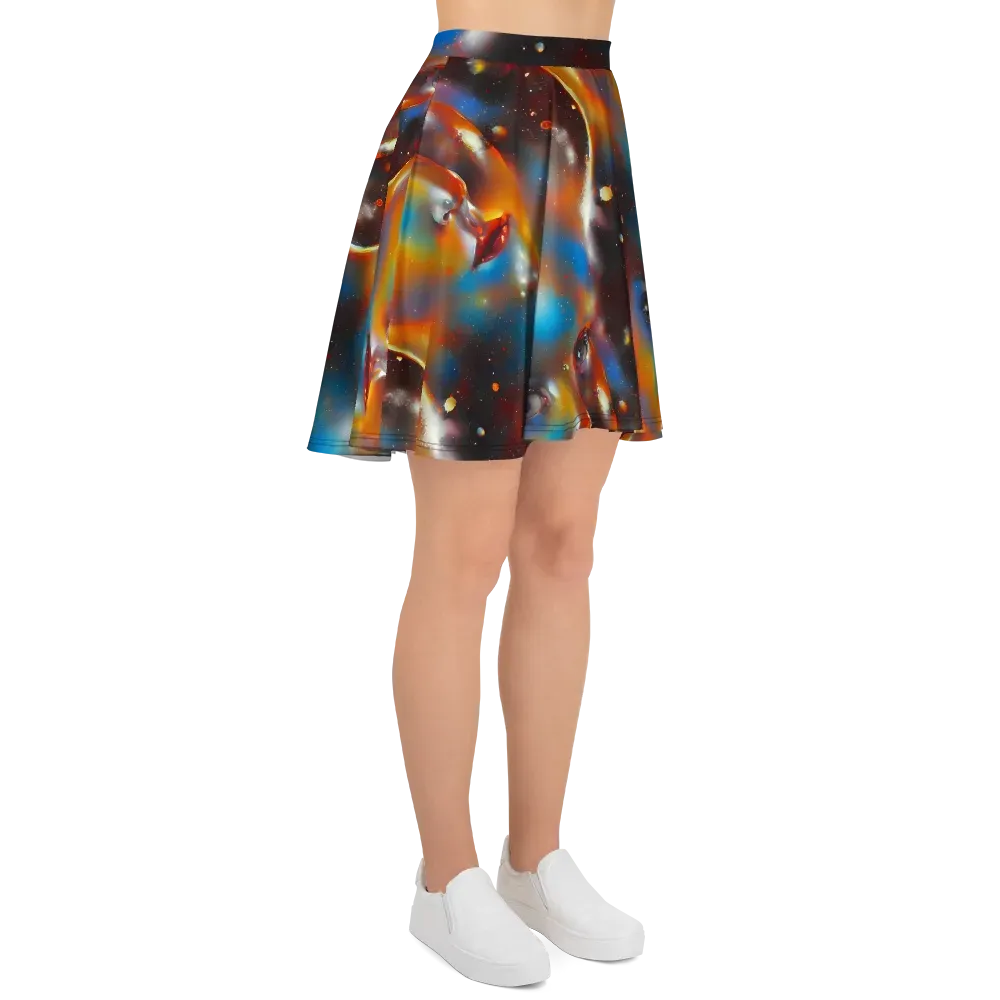 Celestial Vogue on Skater Skirt — Right