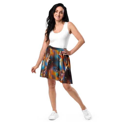 Celestial Vogue on a Skater Skirt