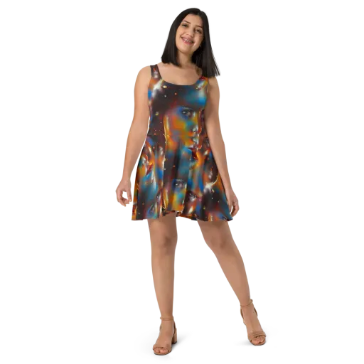 Celestial Vogue on a Skater Dress