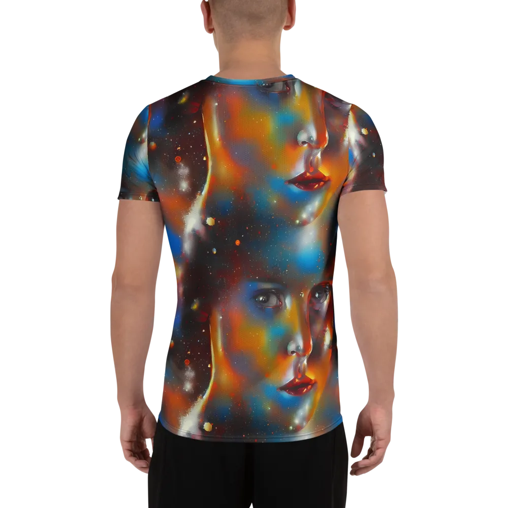 Celestial Vogue on Men's Athletic T-Shirt — Back
