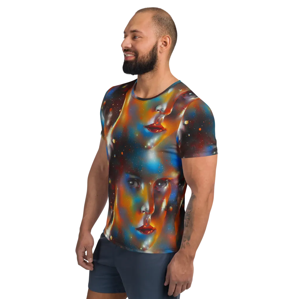 Celestial Vogue on Men's Athletic T-Shirt — Left