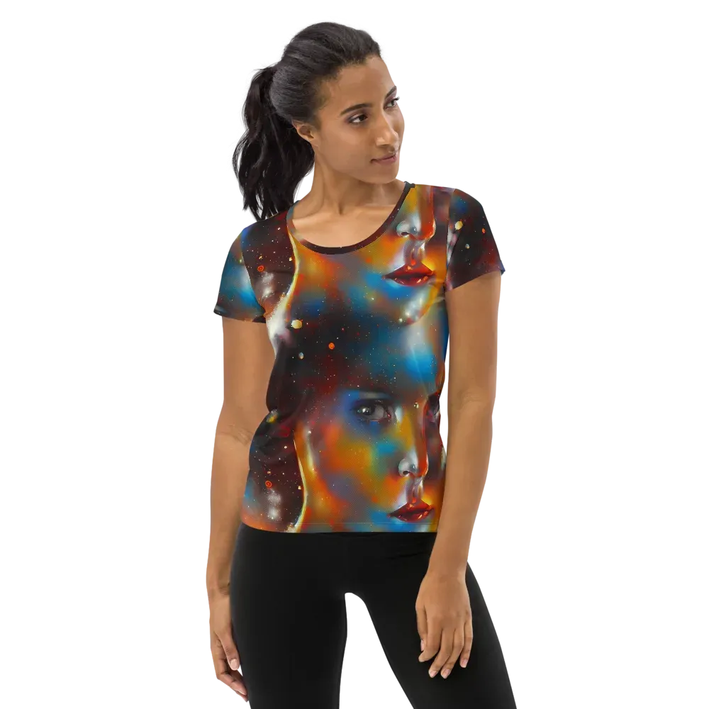 Celestial Vogue on Women's Athletic T-Shirt — Front
