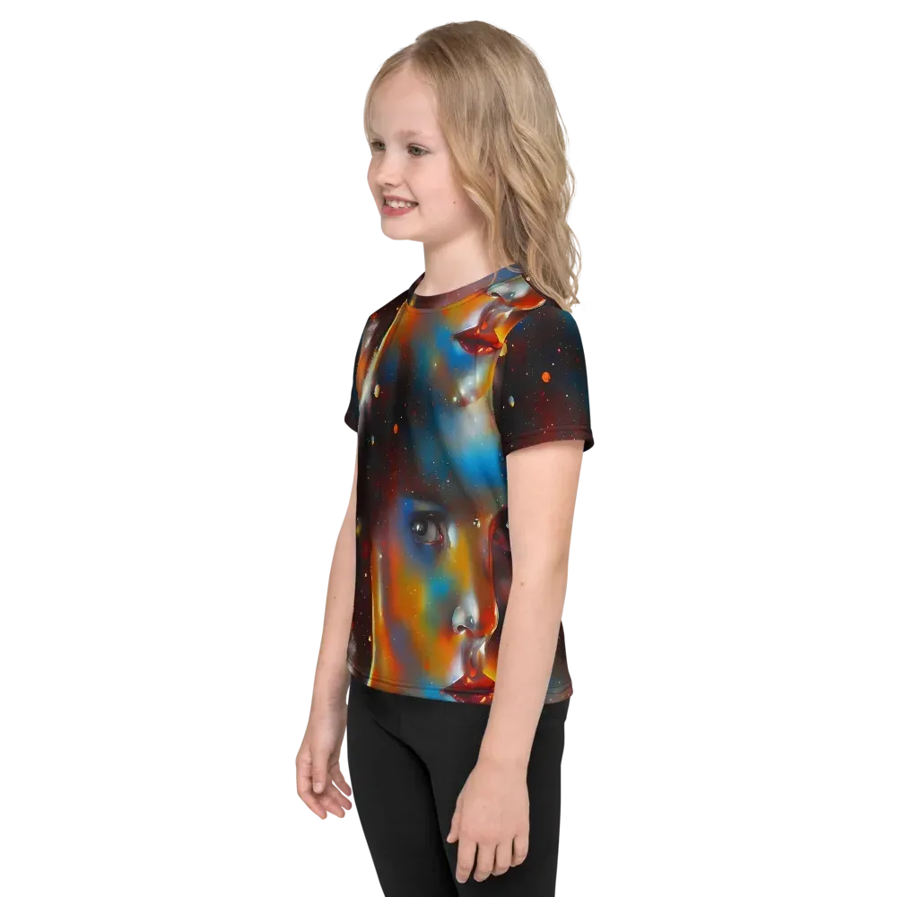 Celestial Vogue on Kids Crew Neck T-Shirt — Left