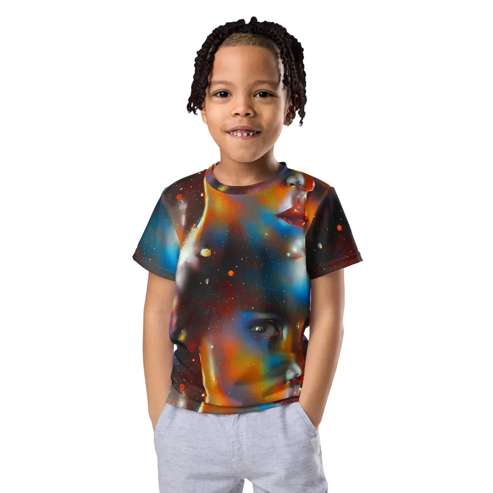 Celestial Vogue on Kids Crew Neck T-Shirt — Front