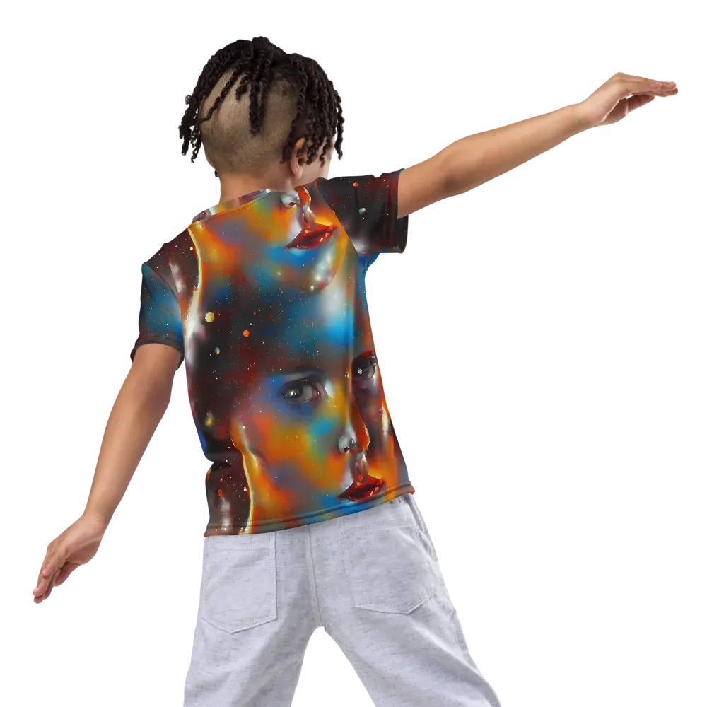 Celestial Vogue on Kids Crew Neck T-Shirt — Back