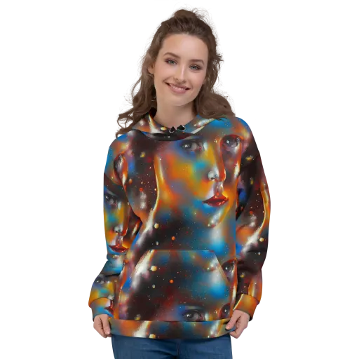 Celestial Vogue on a Hoodie