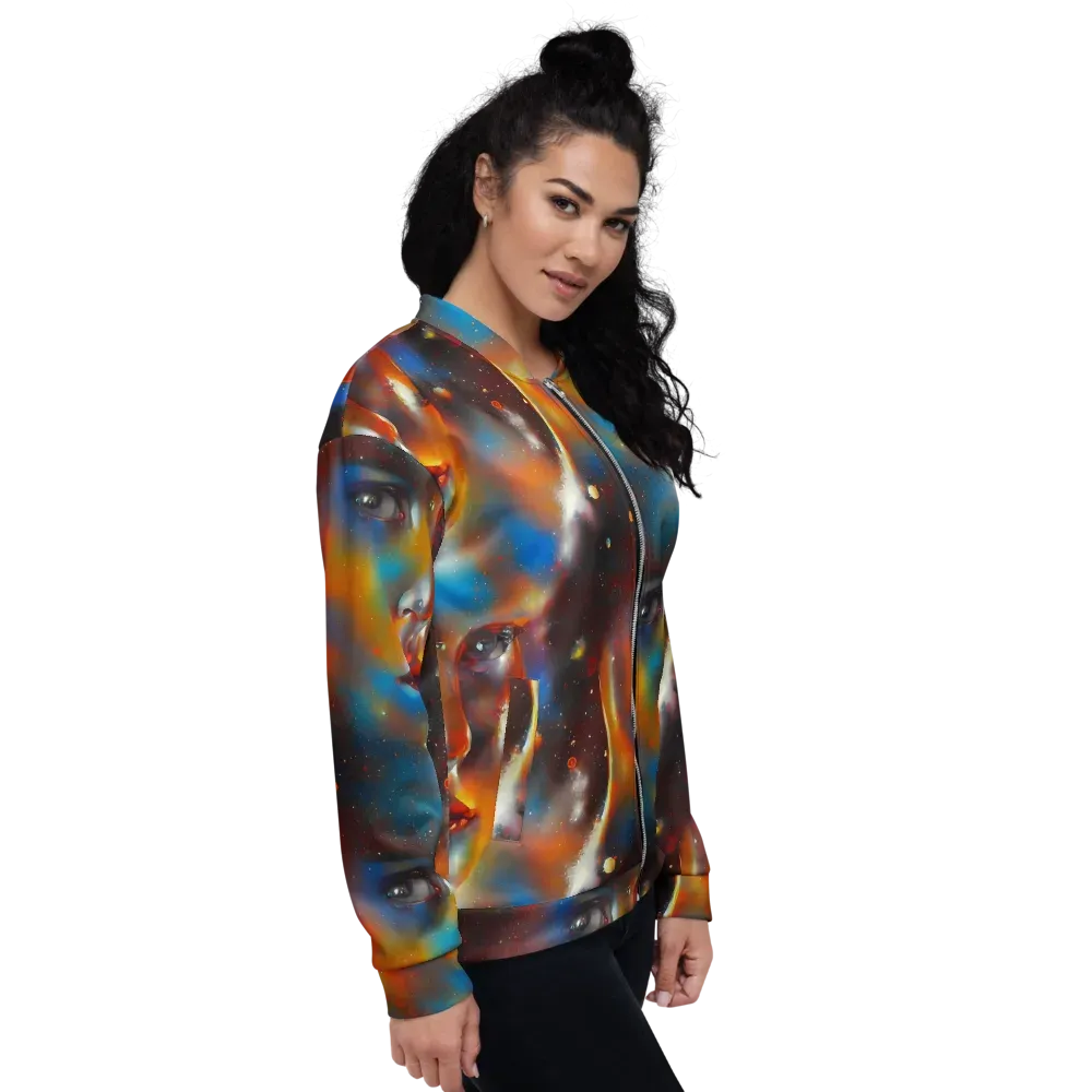 Celestial Vogue on Bomber Jacket — Right