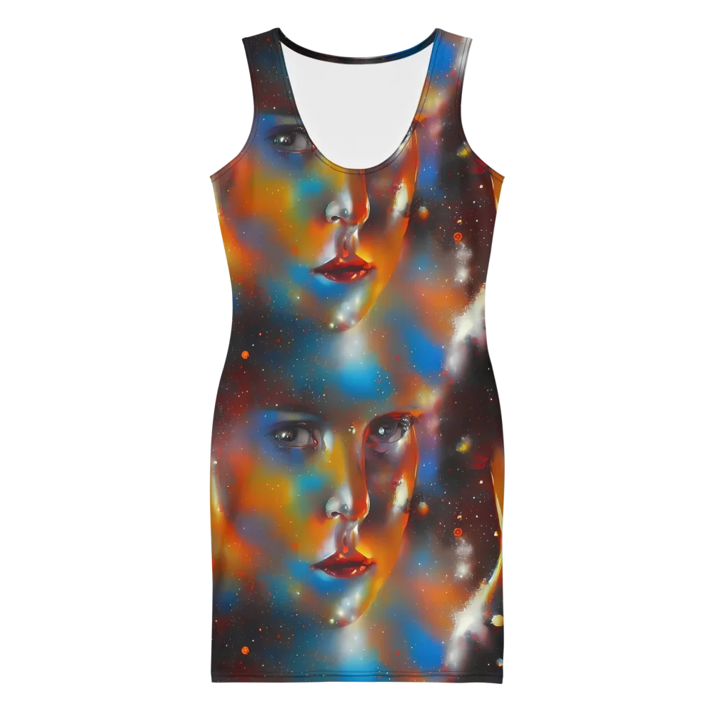 Celestial Vogue on Bodycon Dress — Front