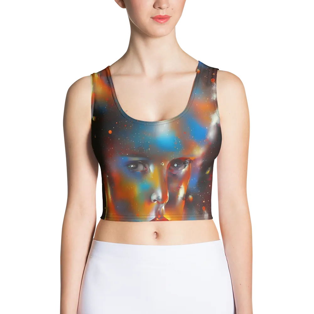 Celestial Vogue on Crop Top — Front