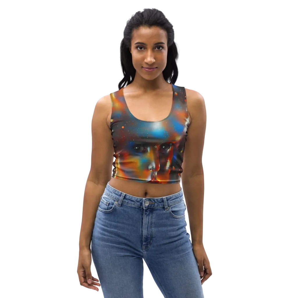 Celestial Vogue on Crop Top — Front