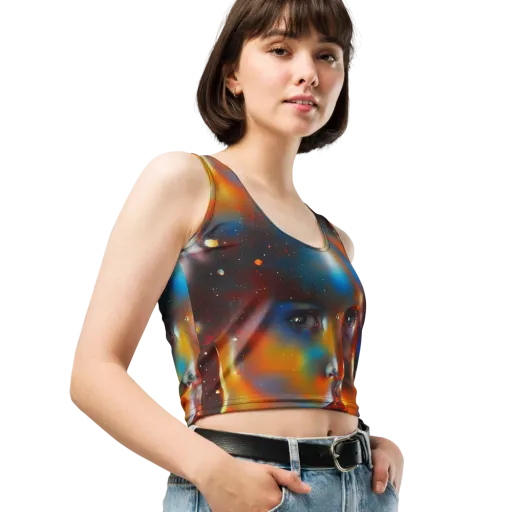 Celestial Vogue on a Crop Top