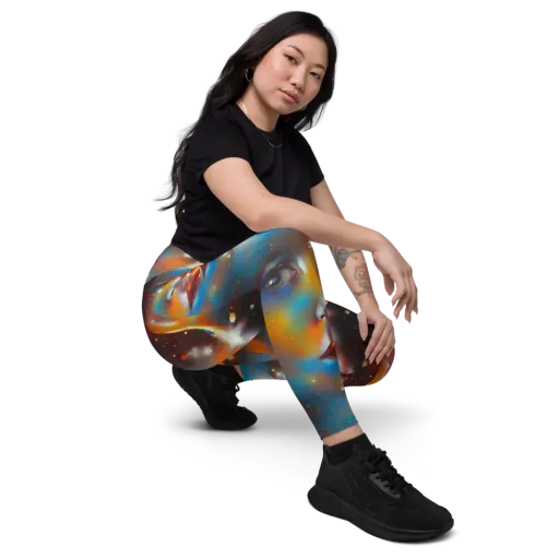 Celestial Vogue on a Leggings with Pockets