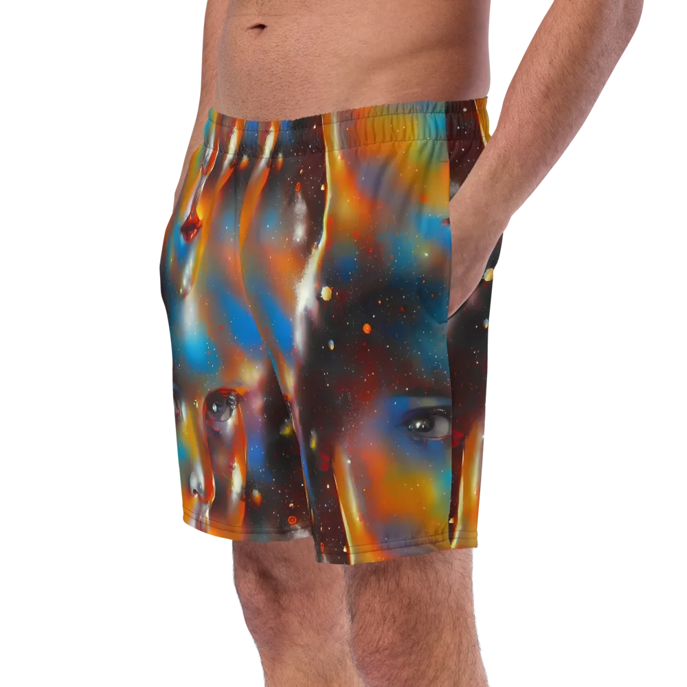 Celestial Vogue on Swim Trunks — Left Front