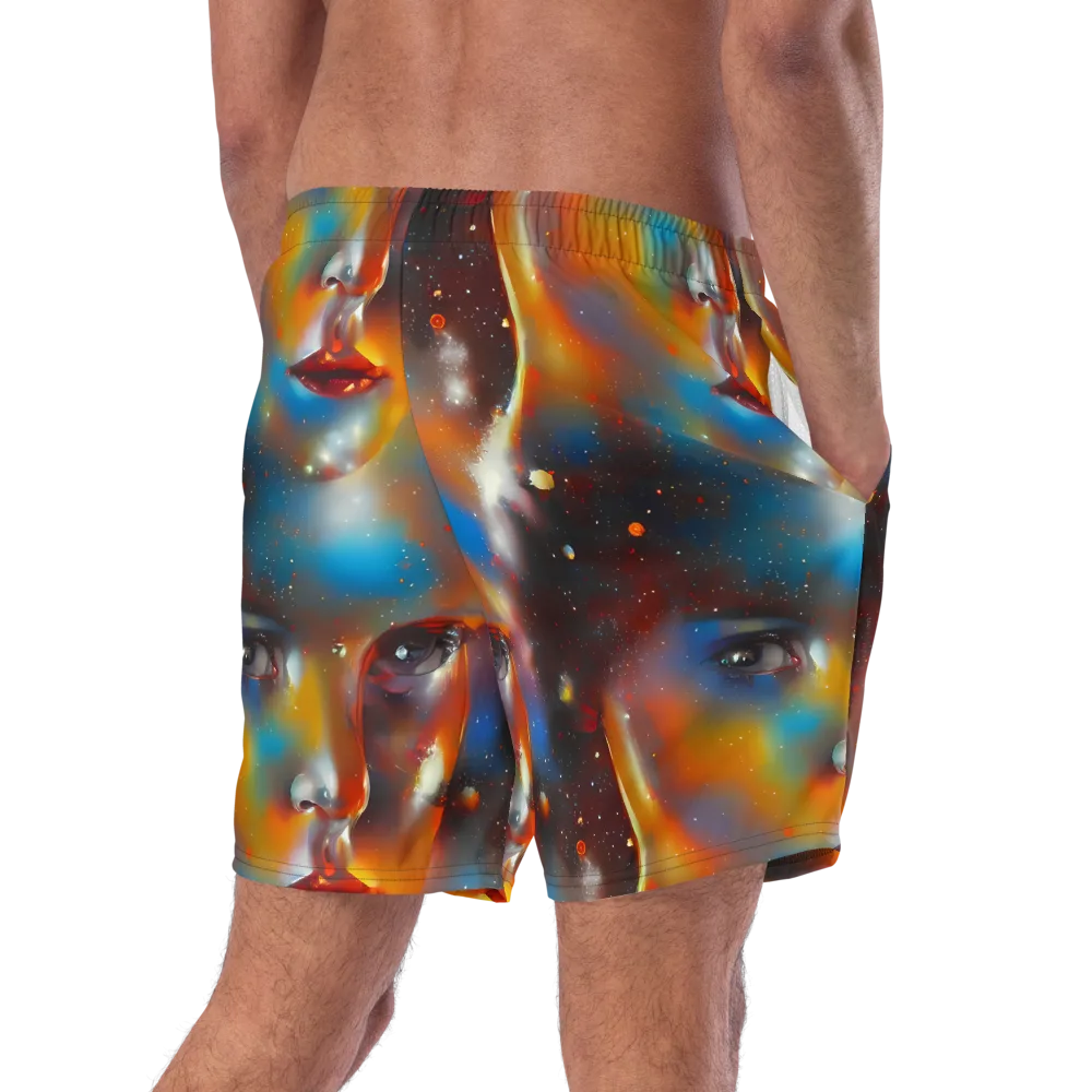 Celestial Vogue on Swim Trunks — Right Back