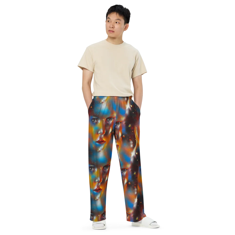 Celestial Vogue on Wide-Leg Pants — Front