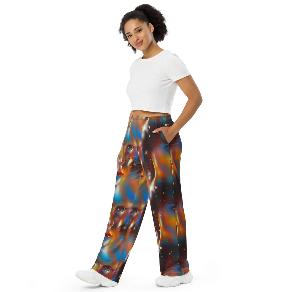 Celestial Vogue on Wide-Leg Pants — Left Front
