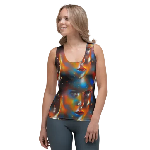 Celestial Vogue on a Women's Tank Top