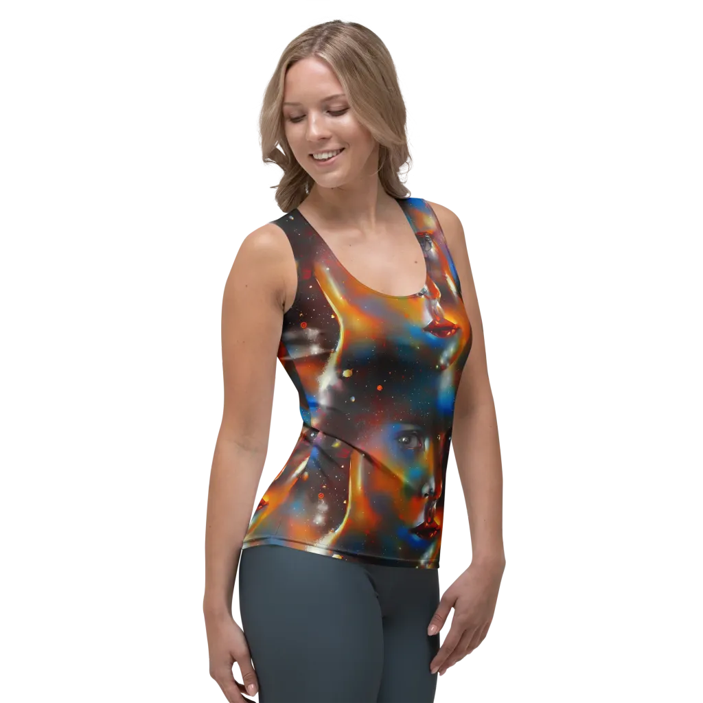 Celestial Vogue on Women's Tank Top — Right Front