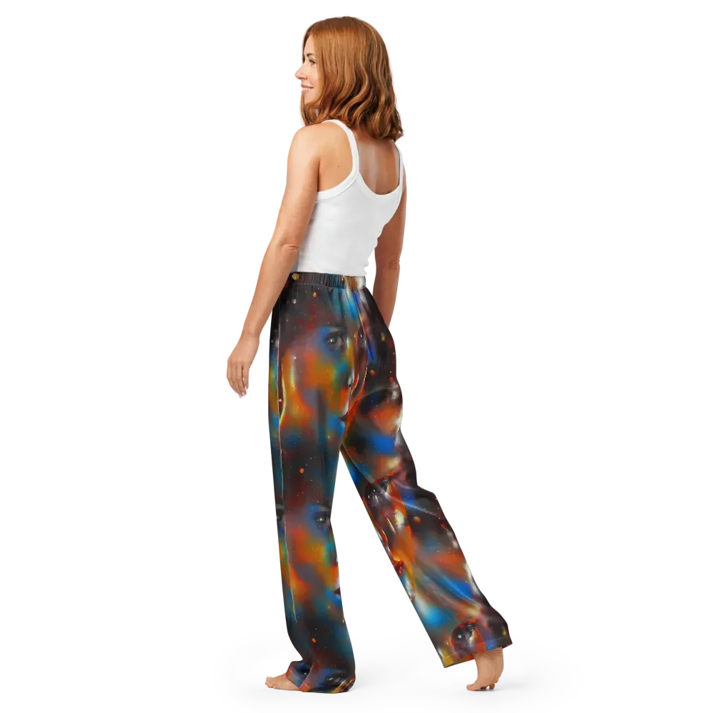 Celestial Vogue on Women's Pajama Pants — Back