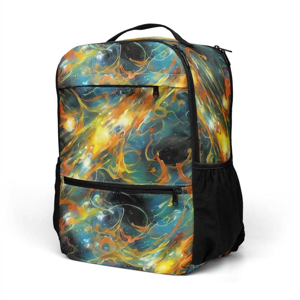 Cheng Wallis Whirl on Utility Backpack — Left Front