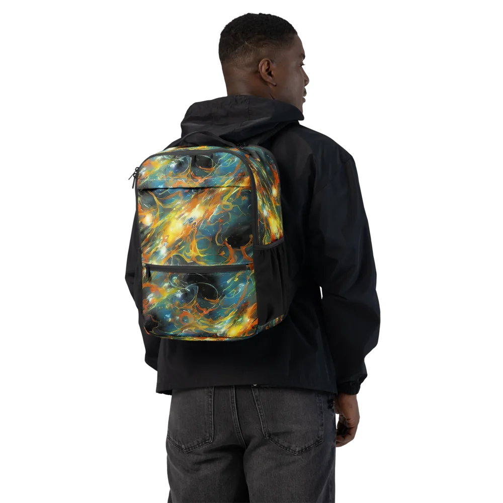 Cheng Wallis Whirl on Utility Backpack — Back