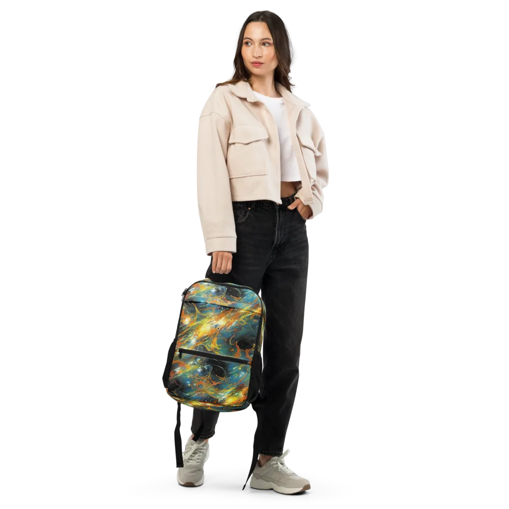 Cheng Wallis Whirl on Utility Backpack — Front