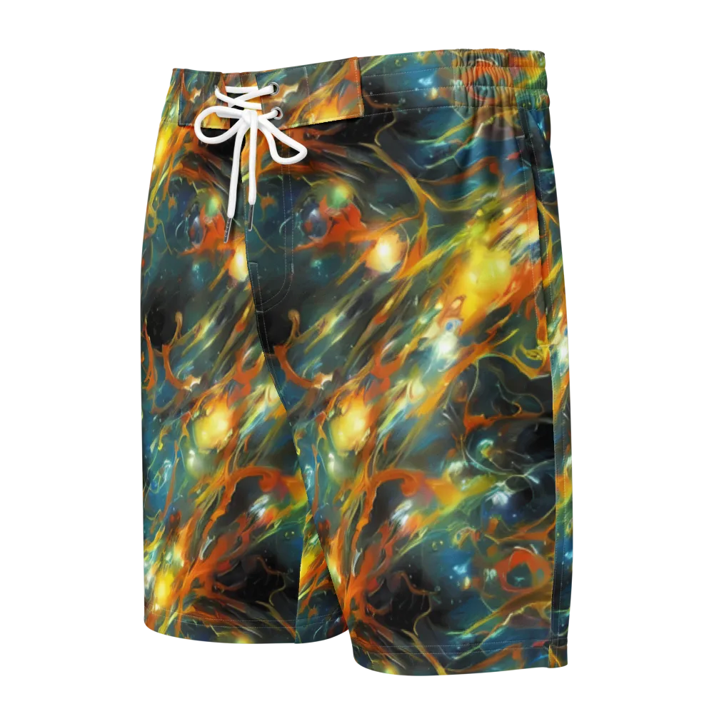 Cheng Wallis Whirl on Men's Board Shorts — Front