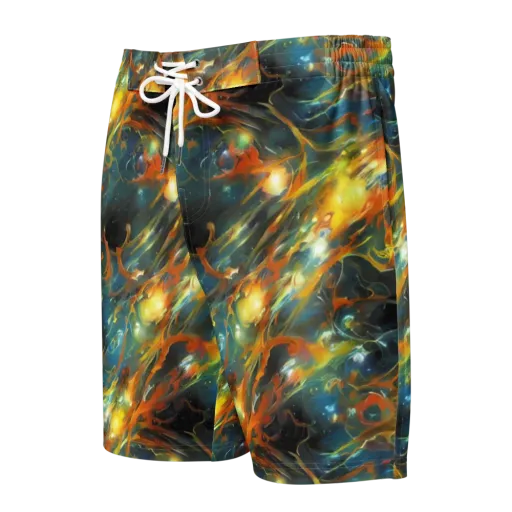 Cheng Wallis Whirl on a Men's Board Shorts