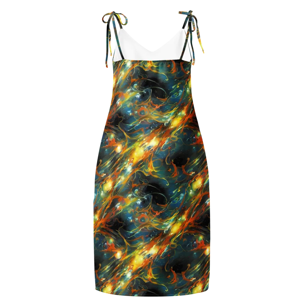 Cheng Wallis Whirl on Slip Dress — Back