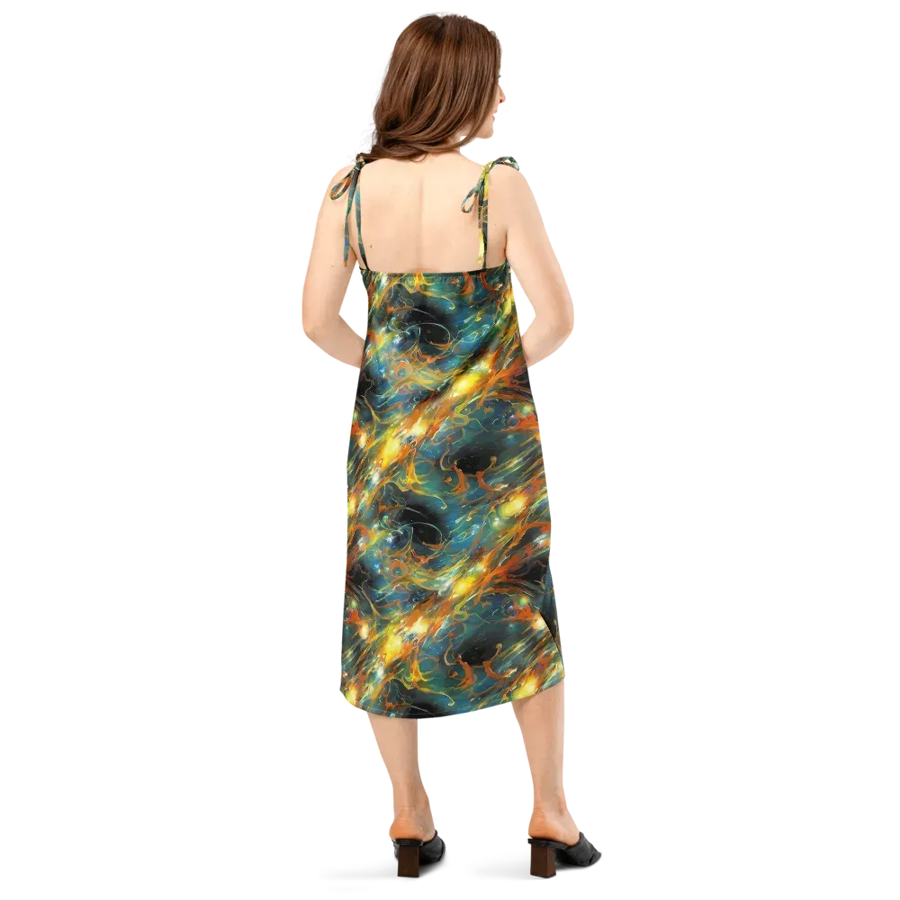 Cheng Wallis Whirl on Slip Dress — Back