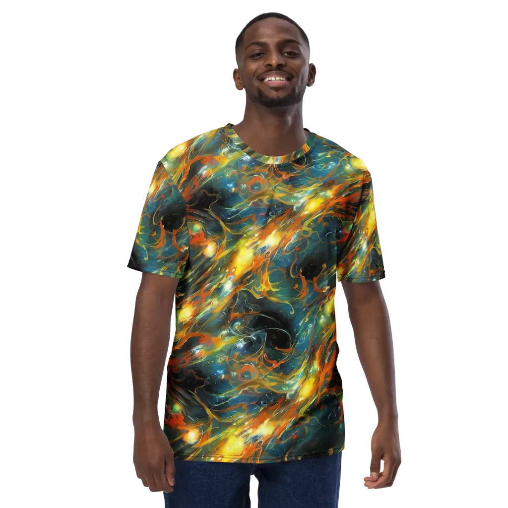 Cheng Wallis Whirl on Men's Crew Neck T-Shirt — Front