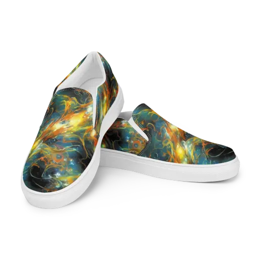 Cheng Wallis Whirl on a Women's Slip-On Canvas Shoes