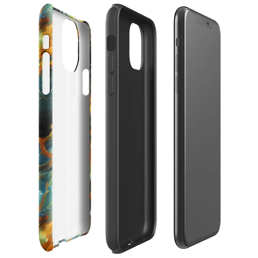 Cheng Wallis Whirl on Tough Case for iPhone® — Right