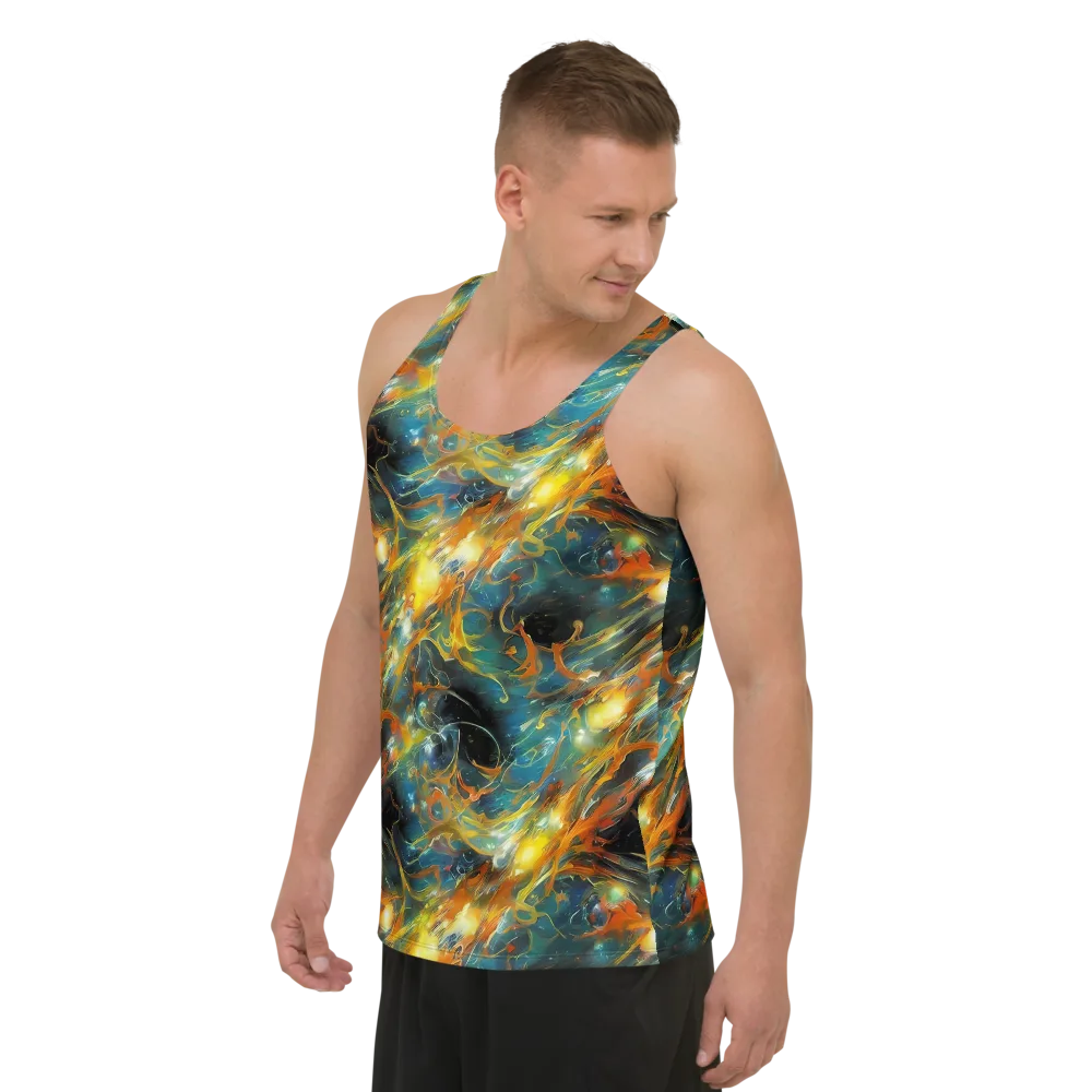 Cheng Wallis Whirl on Men's Tank Top — Left Front