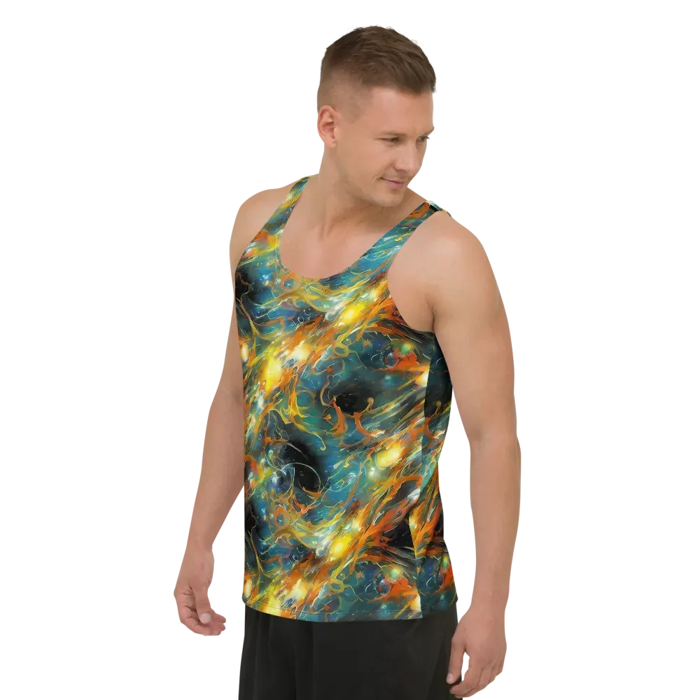 Cheng Wallis Whirl on Men's Tank Top — Left Front