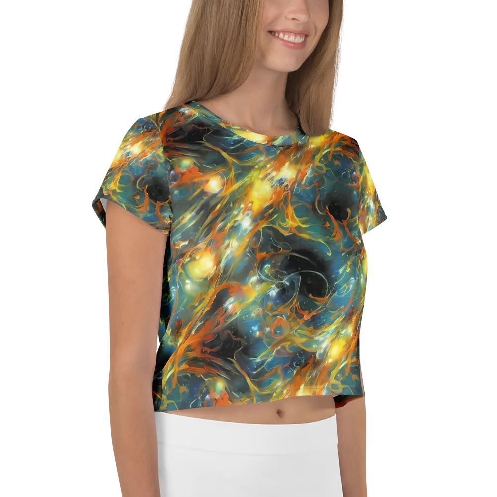 Cheng Wallis Whirl on Crop Tee — Right