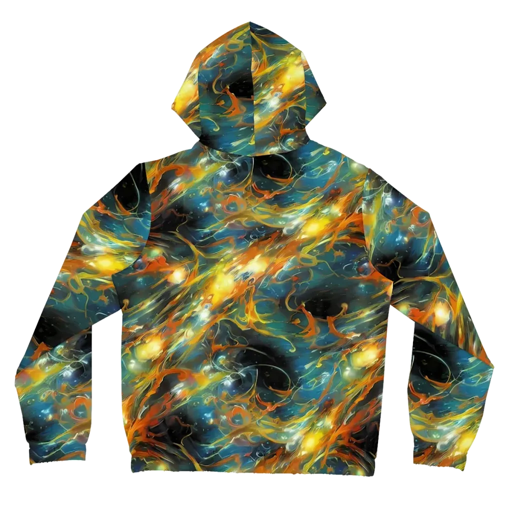 Cheng Wallis Whirl on Women's Full-Zip Hoodie — Back