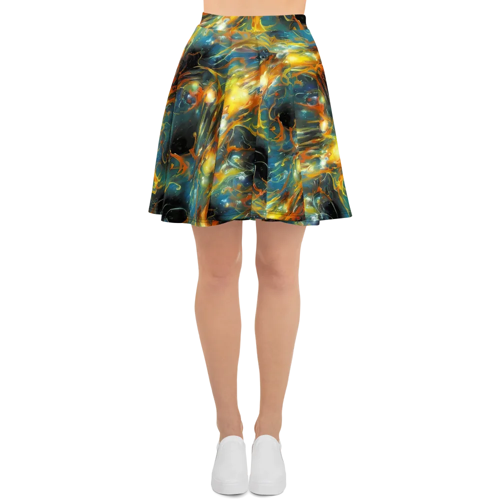 Cheng Wallis Whirl on Skater Skirt — Front