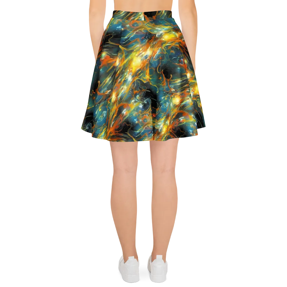 Cheng Wallis Whirl on Skater Skirt — Back