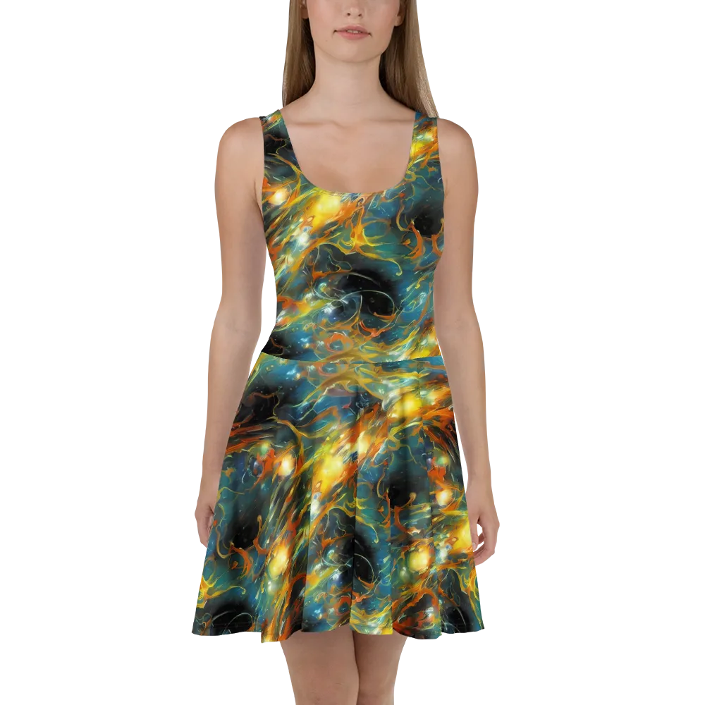 Cheng Wallis Whirl on Skater Dress — Front