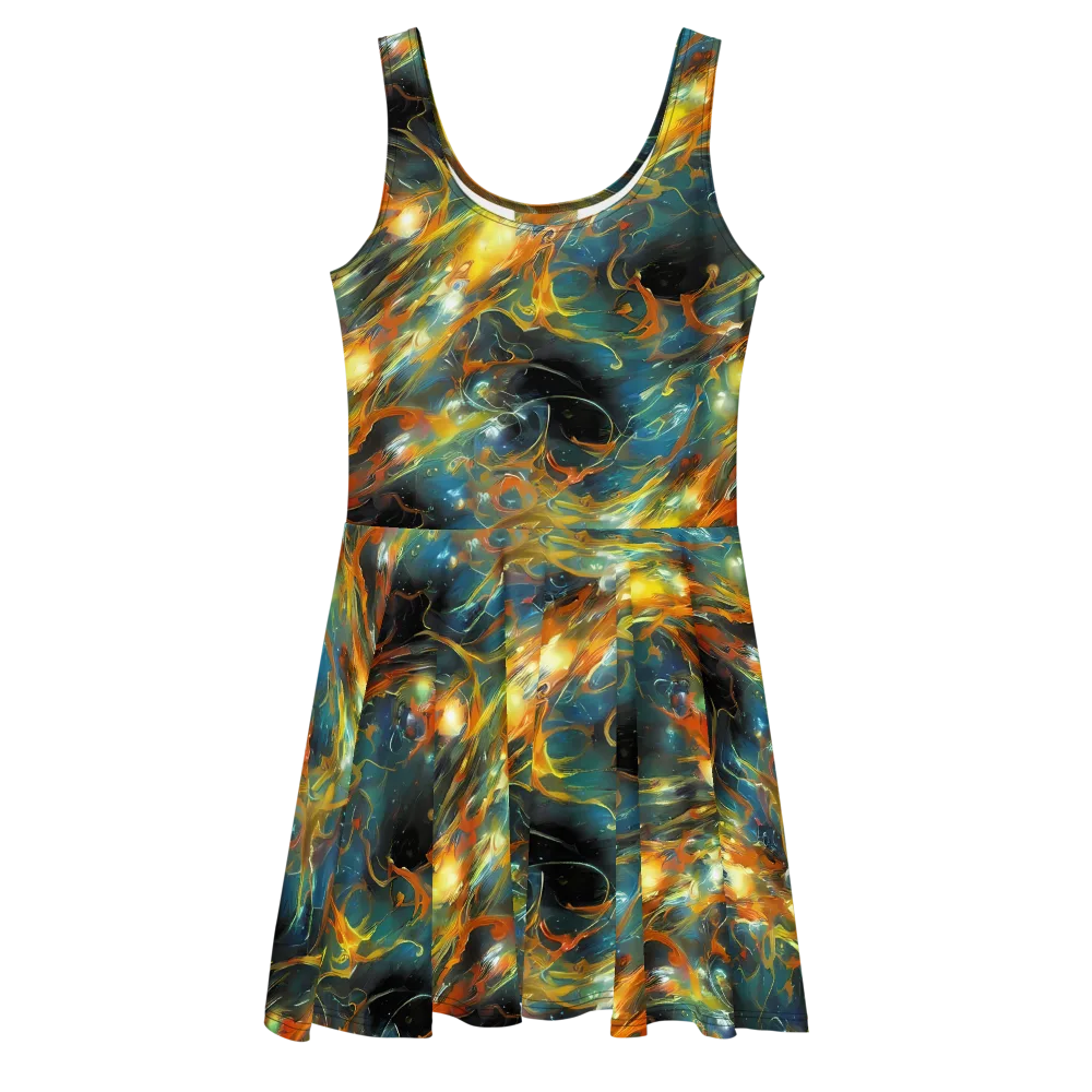 Cheng Wallis Whirl on Skater Dress — Front