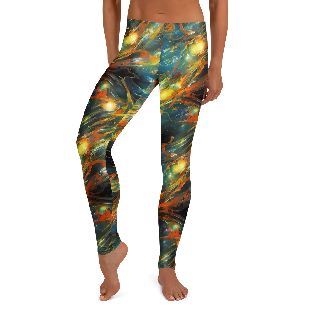 Cheng Wallis Whirl on Leggings — Front