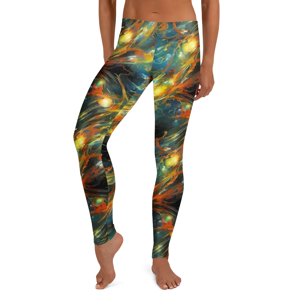 Cheng Wallis Whirl on Leggings — Front
